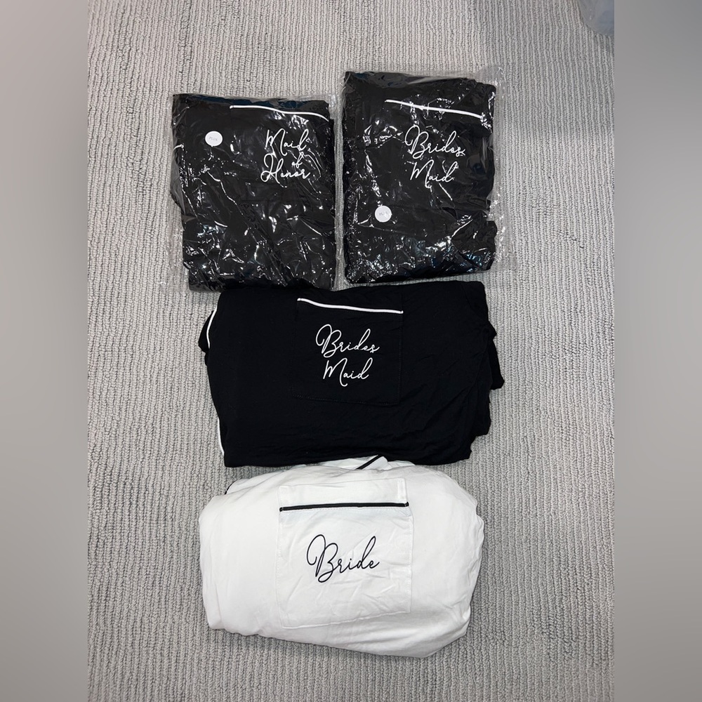 Plus Size Bride + Bridal Party Button Down Pajama Shirts